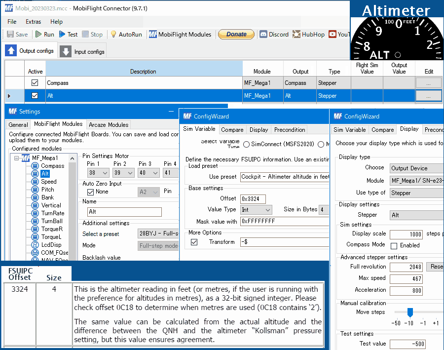 Altimeter setting