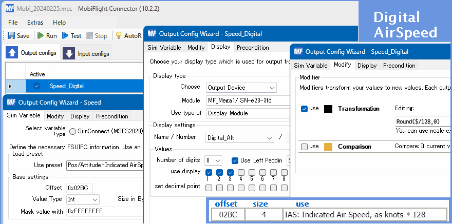 Speed Degital config